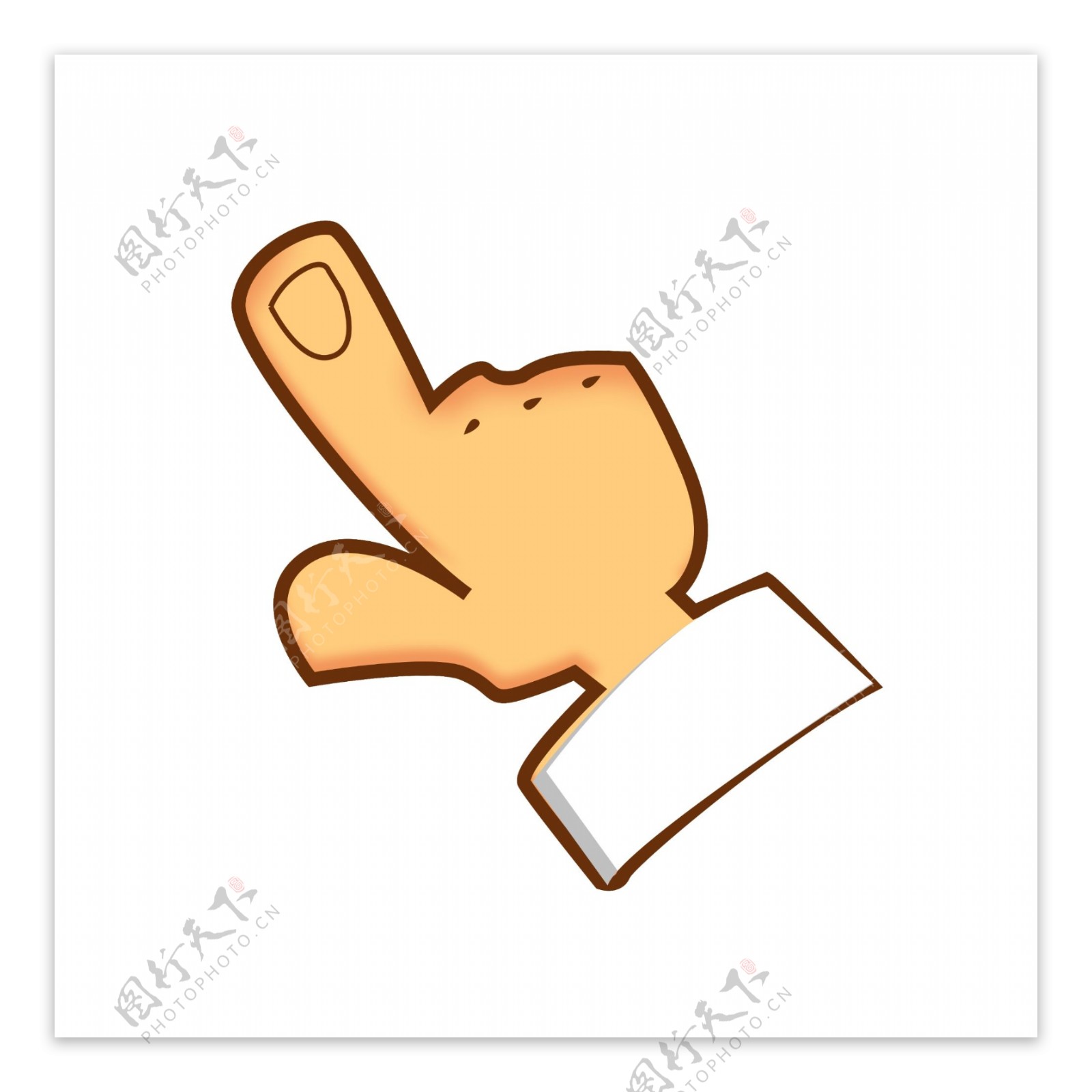Down, finger, gesture, hand, interaction, show icon - Download on ...