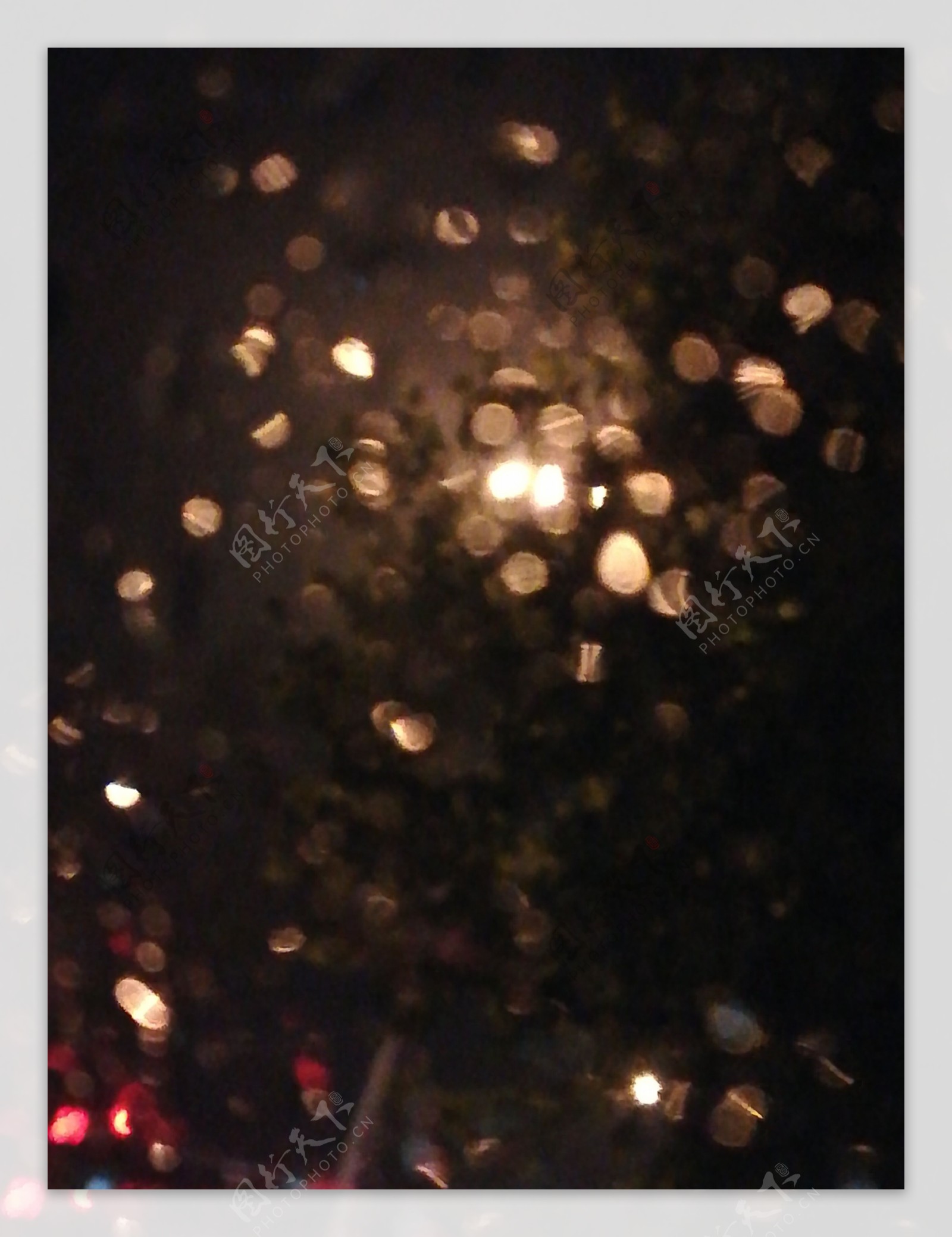 雨中灯