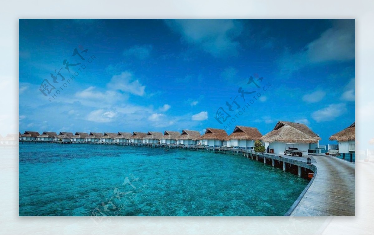 马尔代夫唯美大海风景