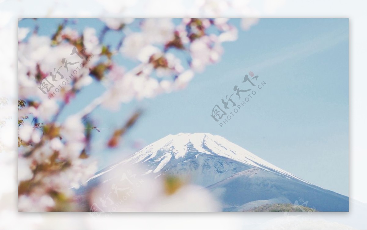 富士山唯美风景