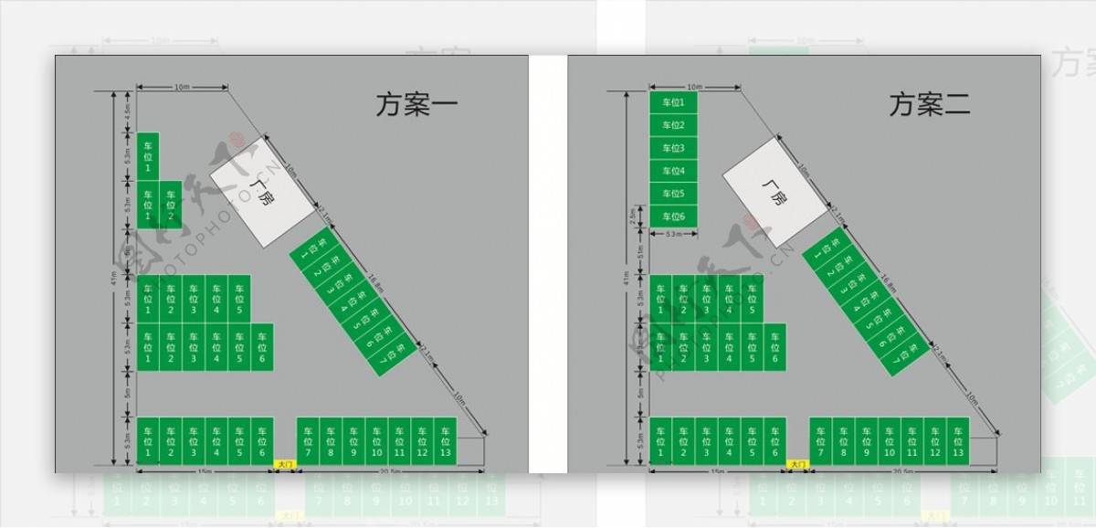 停车位规划图