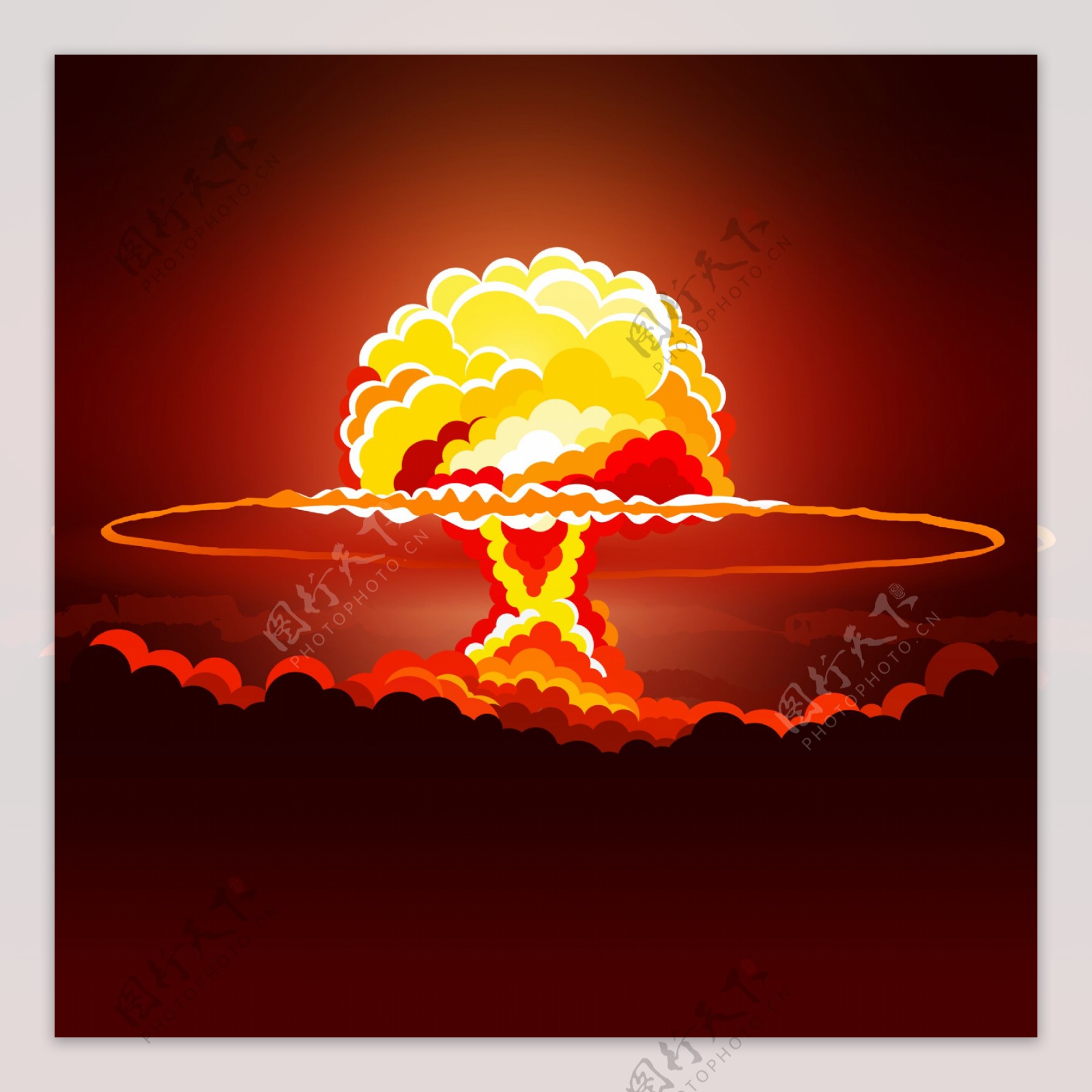 原子弹爆炸图片素材-编号33478579-图行天下