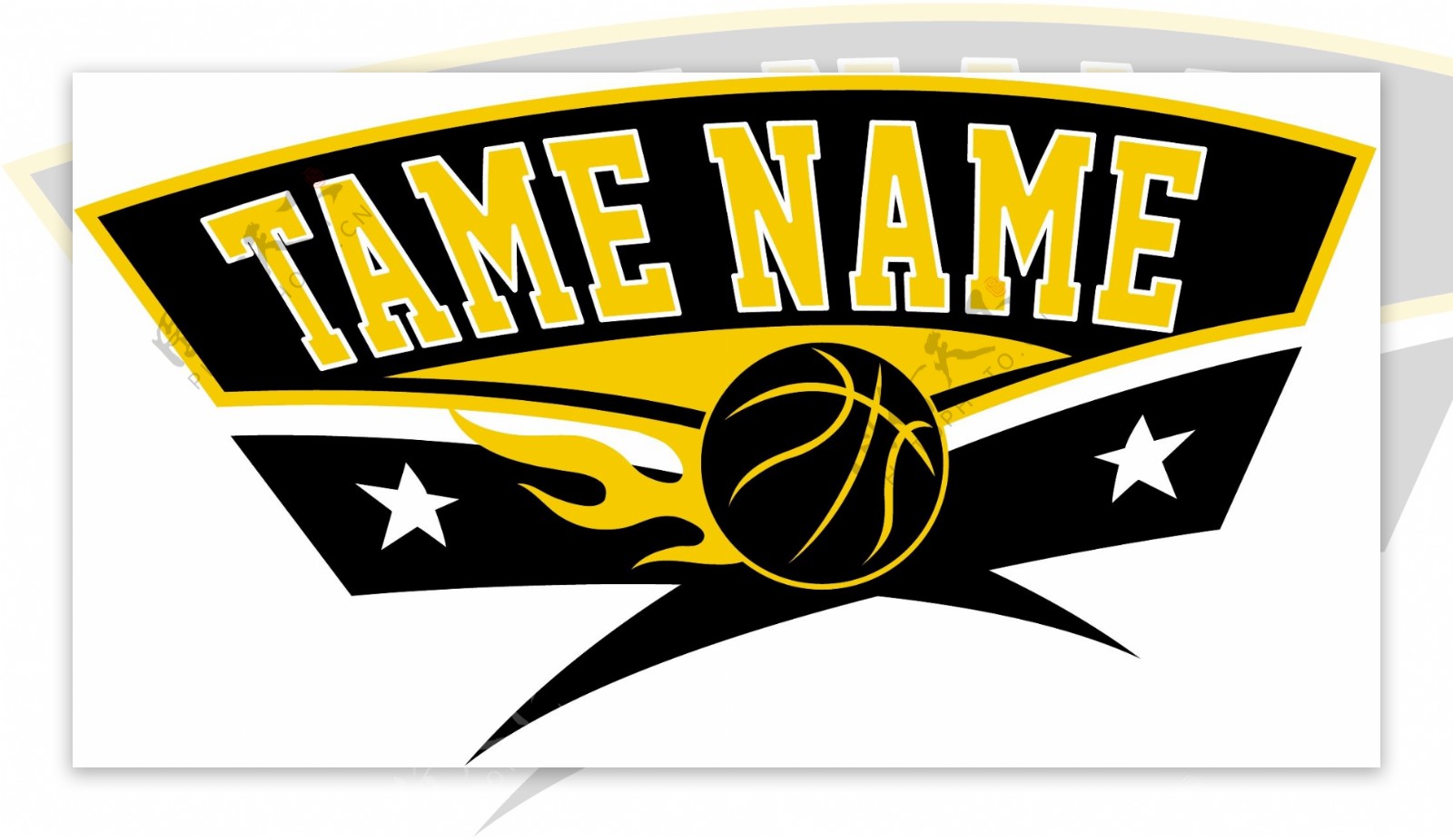 篮球队彩色队标logo