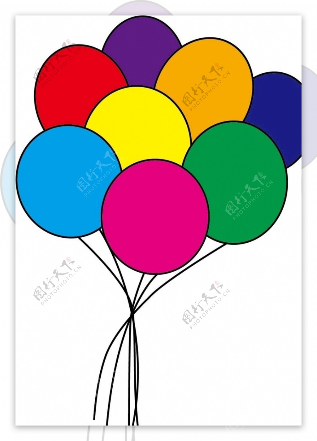手绘卡通热气球矢量升气球图片素材免费下载 - 觅知网
