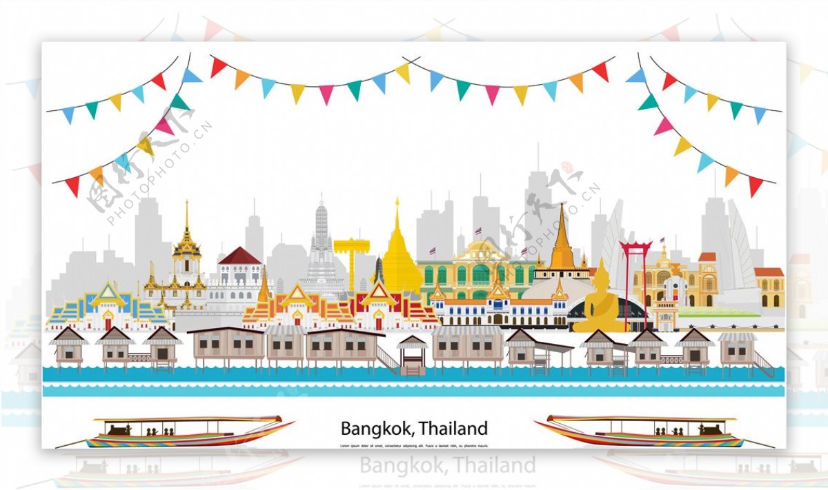 曼谷旅游海报