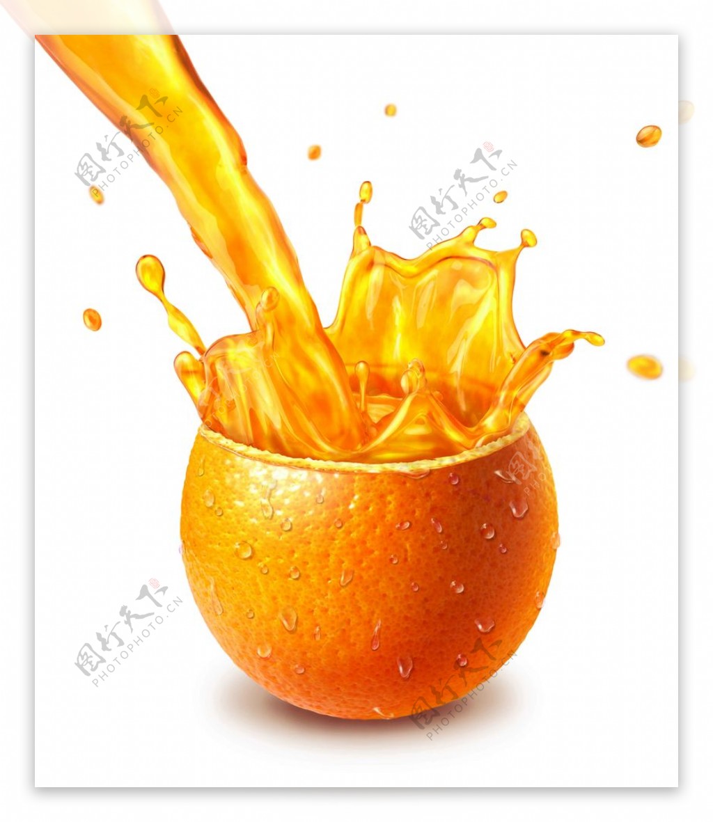 金黄橙汁高清
