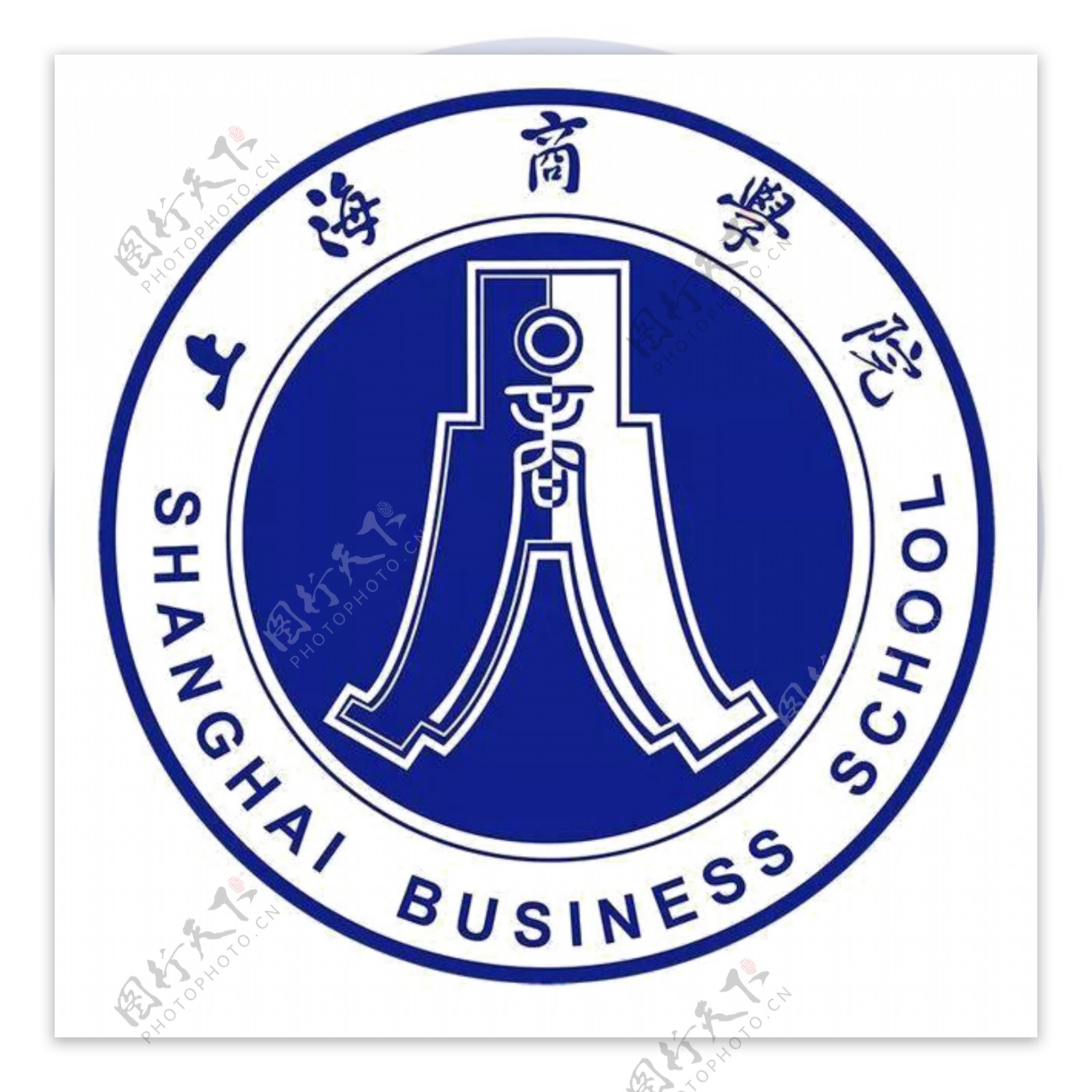 上海商学院校徽logo
