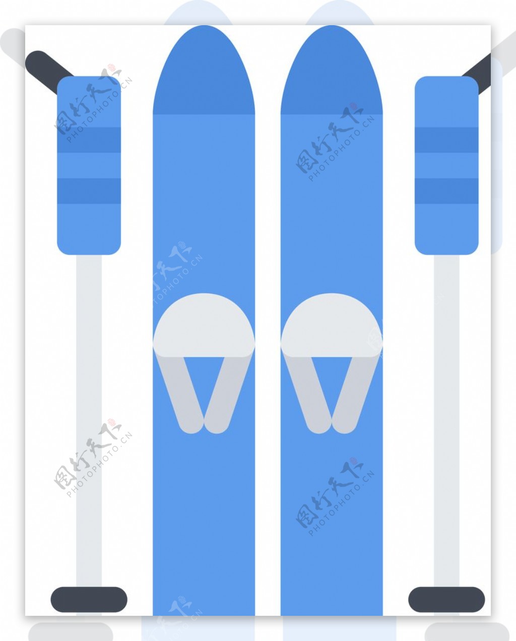 滑雪UI标识标志