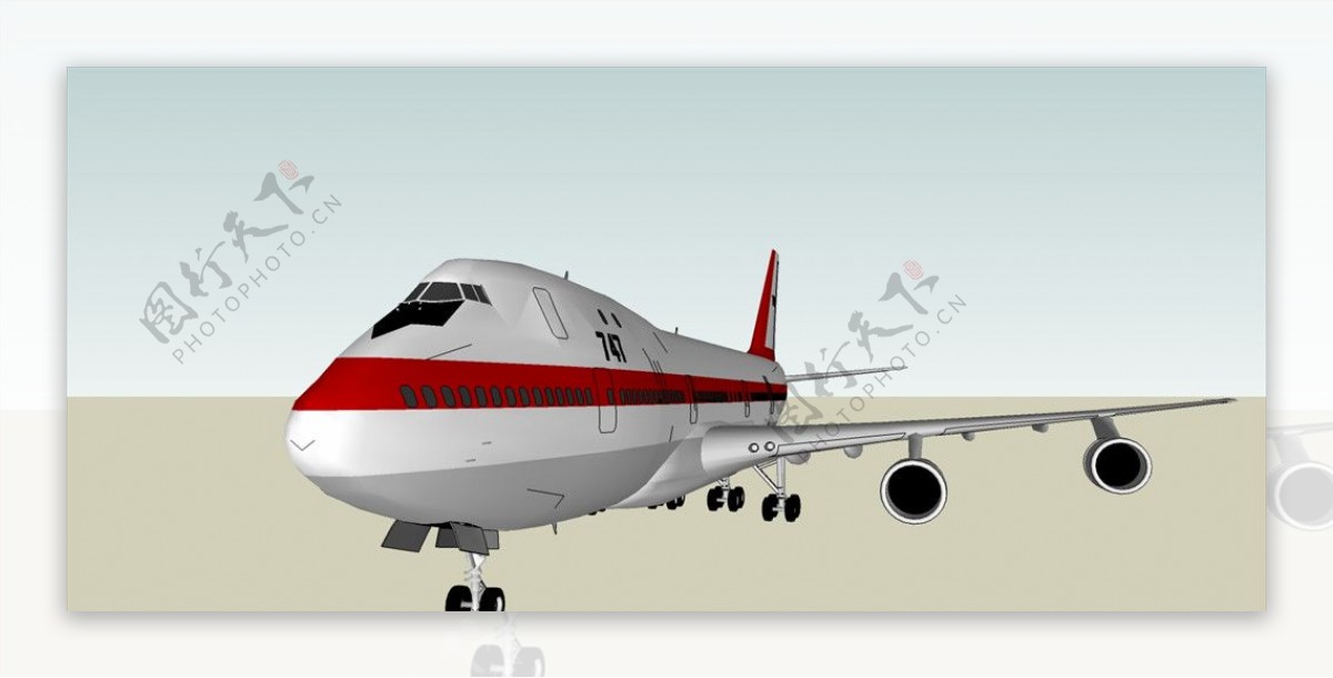 747飞机模型