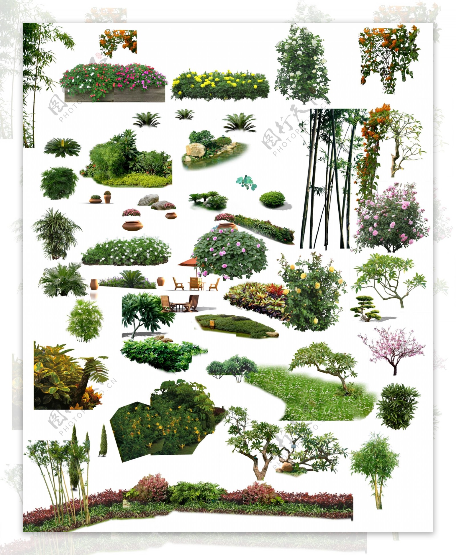 中式园林后期设计图
