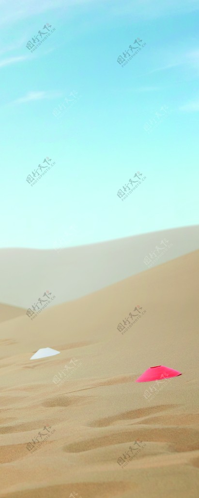沙漠蓝天背景