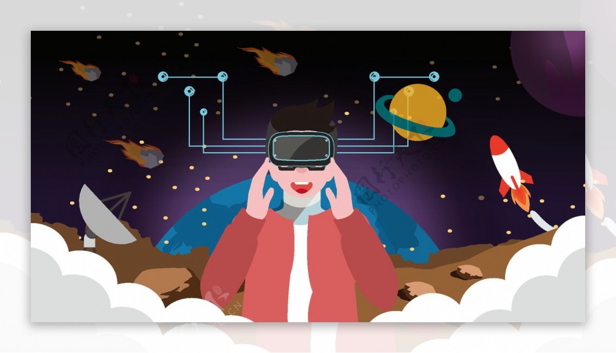 VR世界现实与虚拟虚拟现实