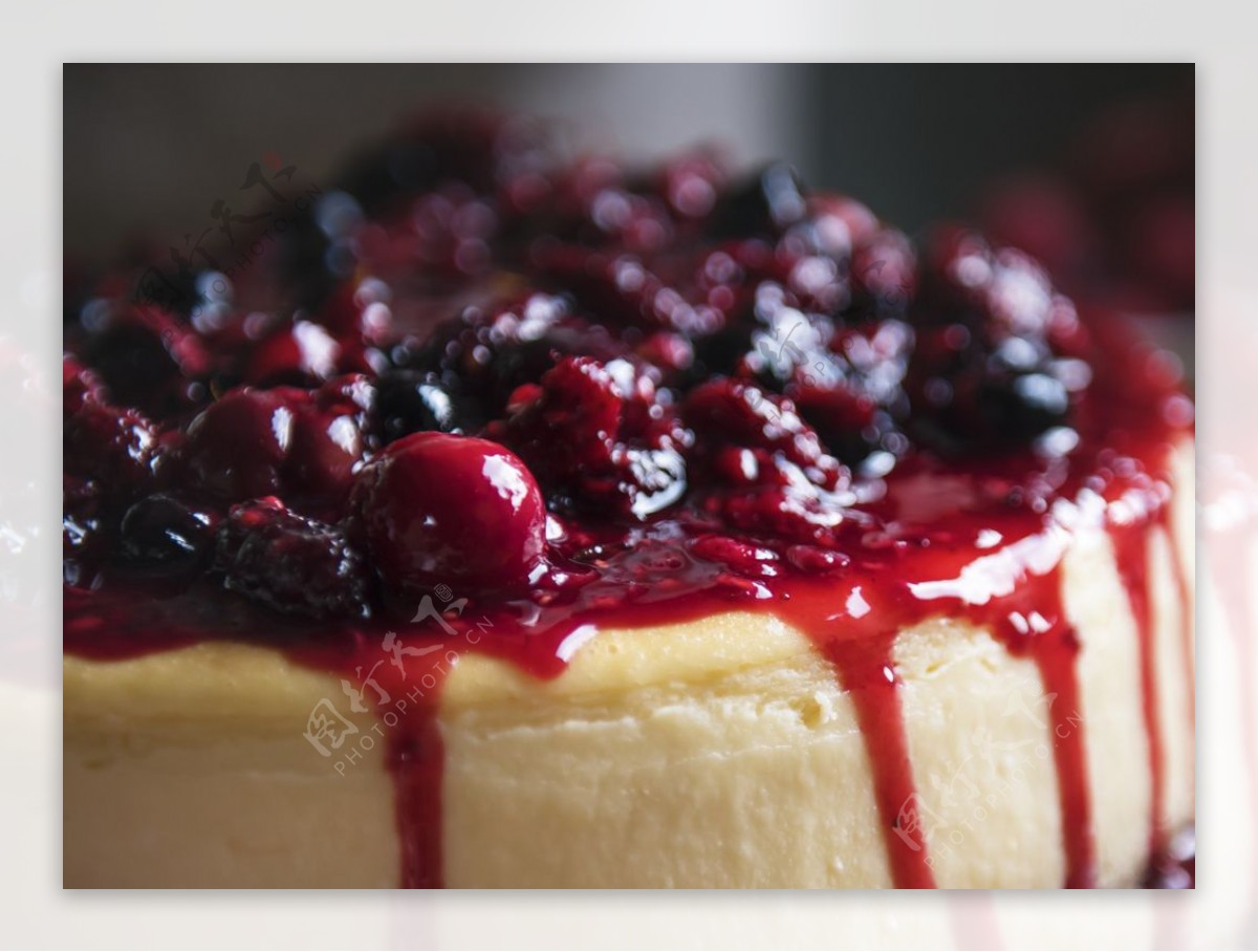 水果蛋西点烘焙蛋糕面包美食摄影