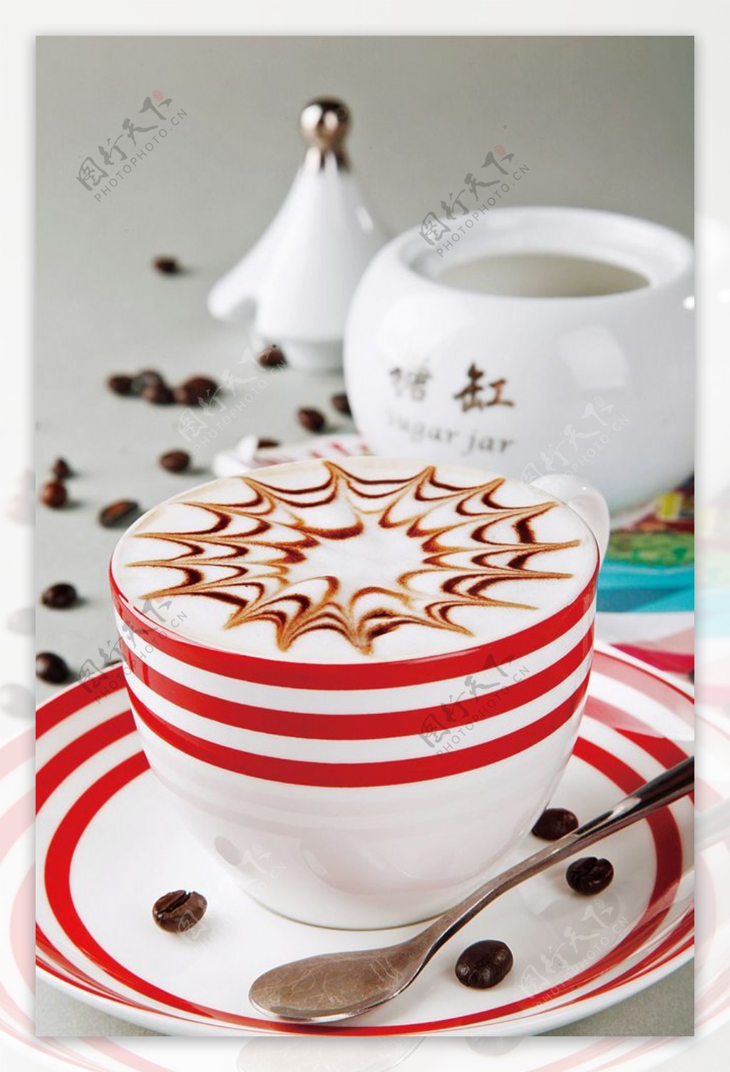 饮料 咖啡 卡布奇诺52403_咖啡/巧克力/牛奶_美食类_图库壁纸_68Design