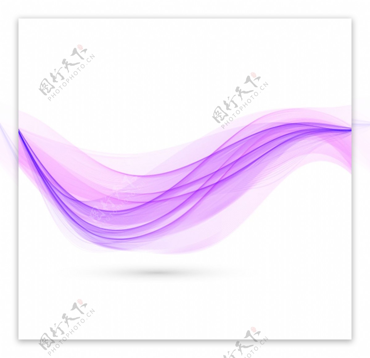 紫色抽象曲线背景