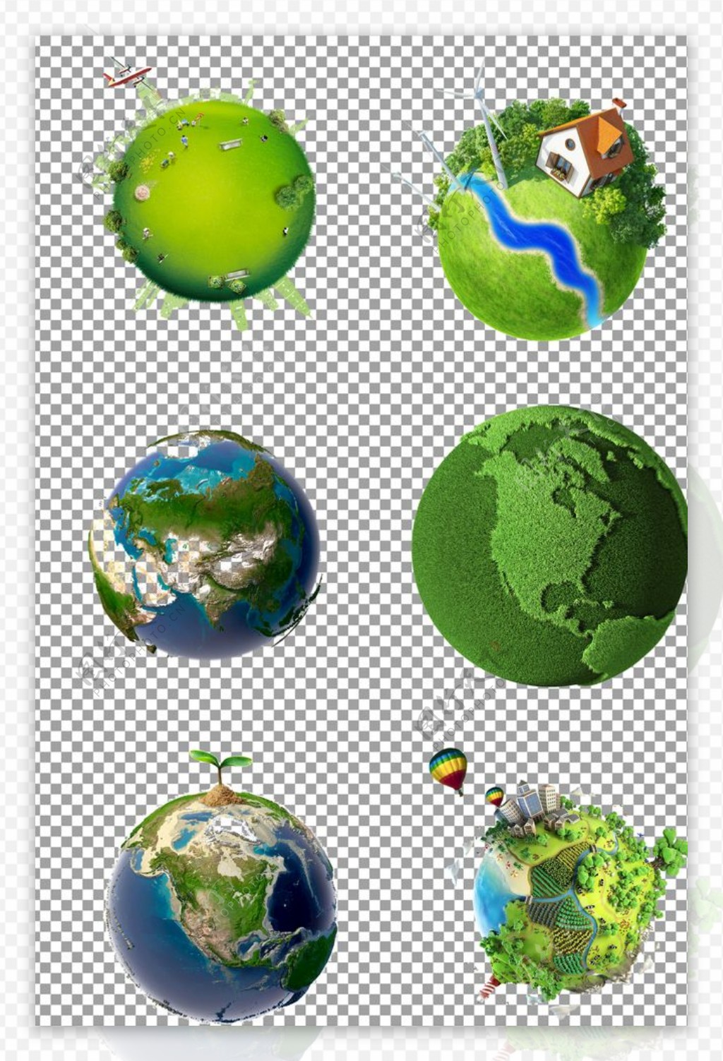 绿色创意地球