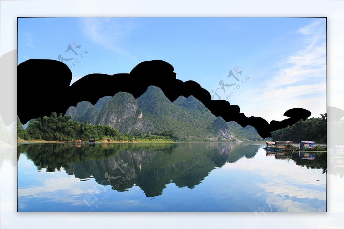 桂林山水抠图
