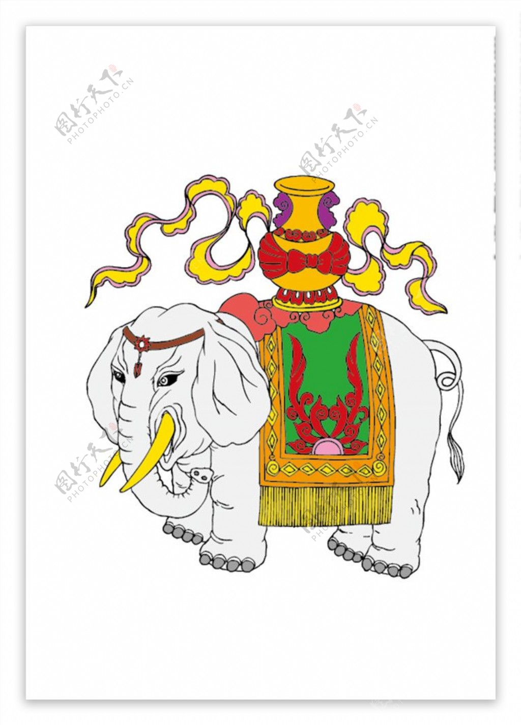 传统吉祥图案大象