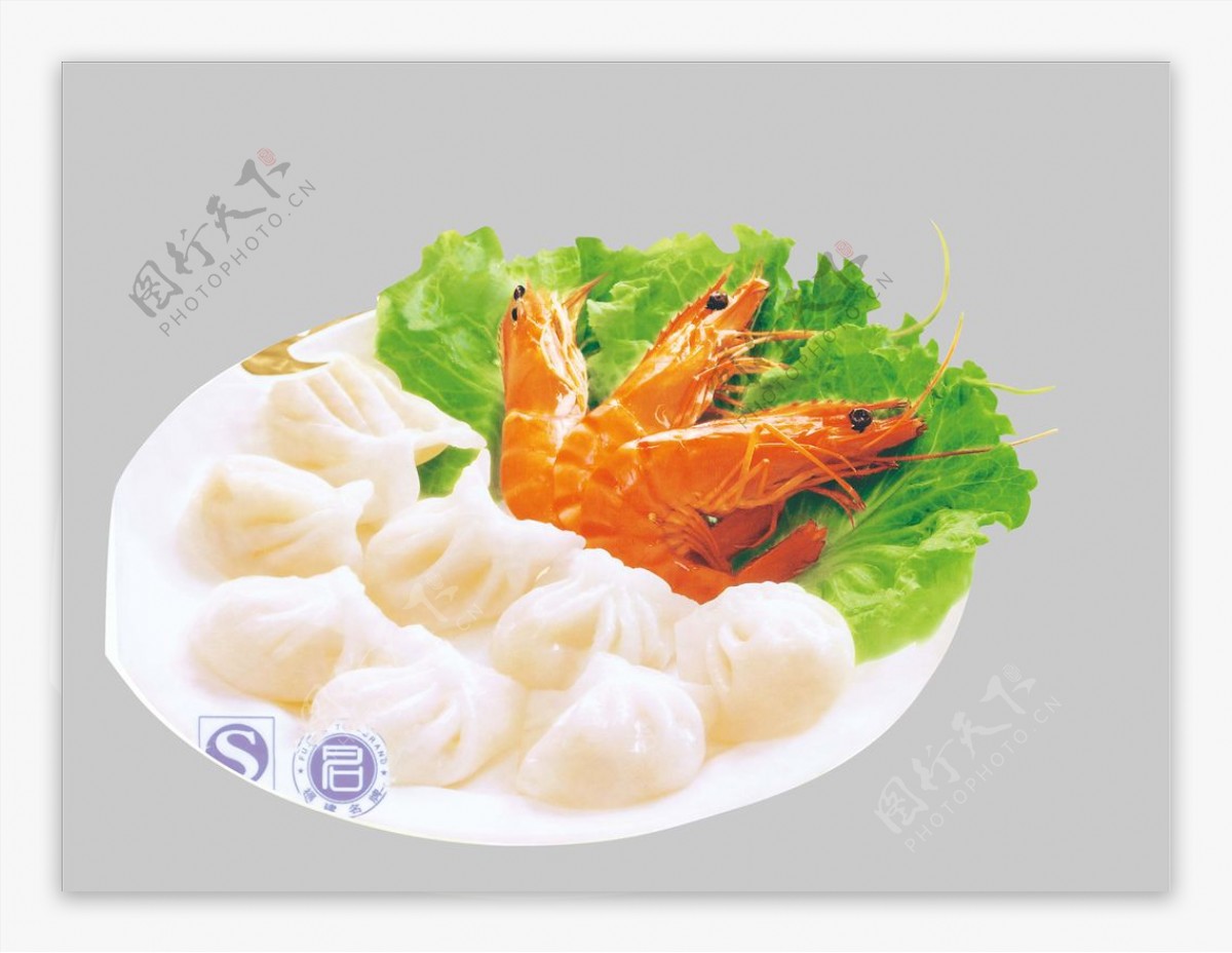 餐饮美食虾饺摄影图高清摄影大图-千库网