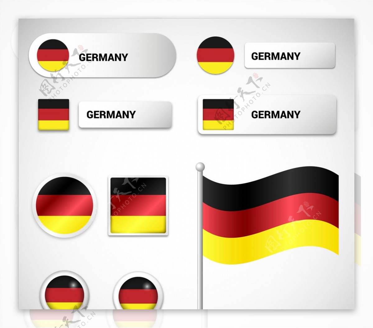 德国标志和标签