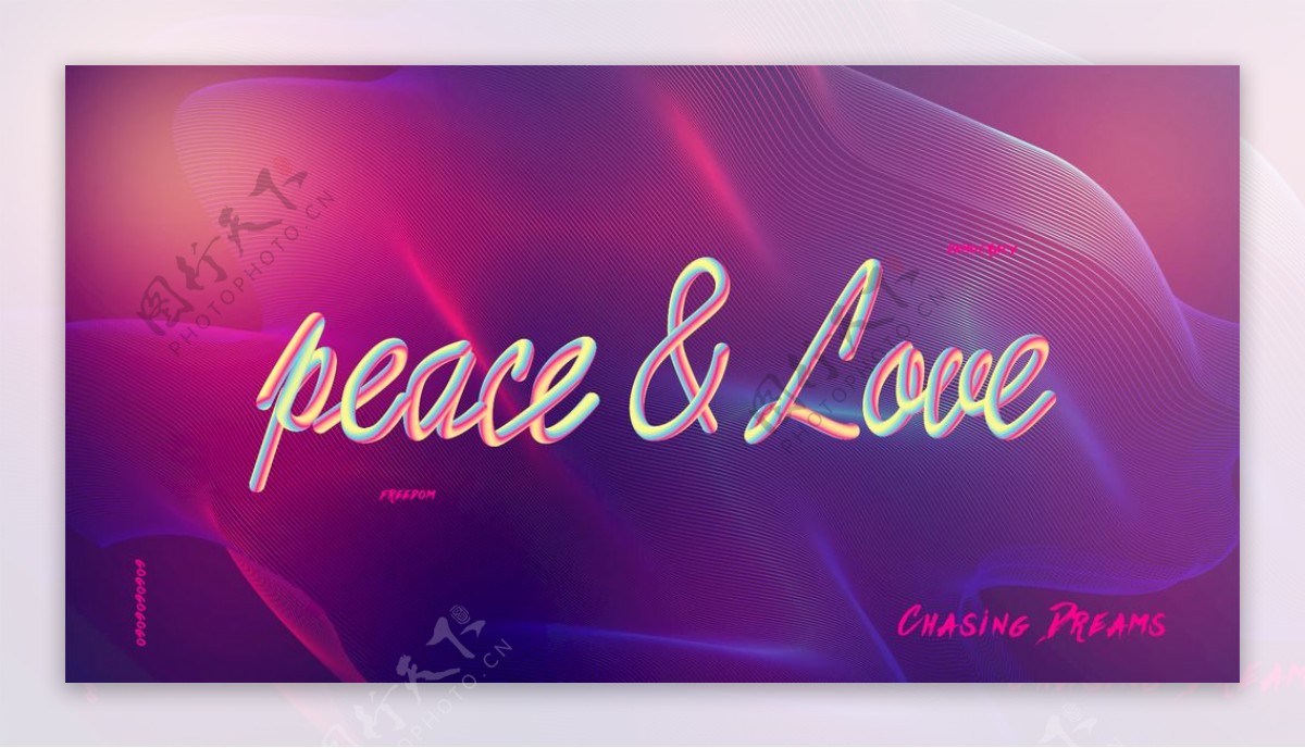 爱与和平电脑壁纸