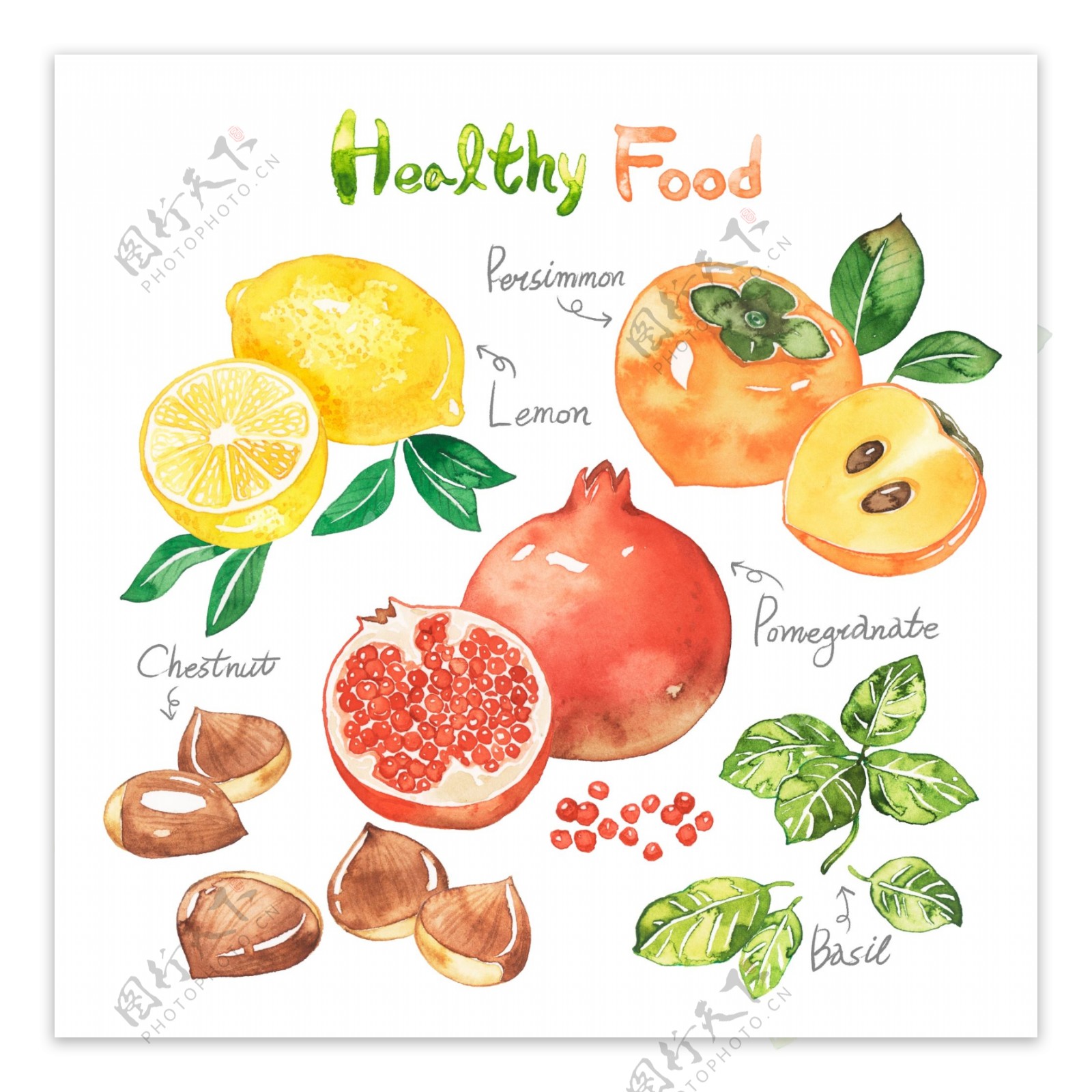 手绘蔬菜水果海报