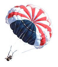 热气球降落伞人物合成海报素材