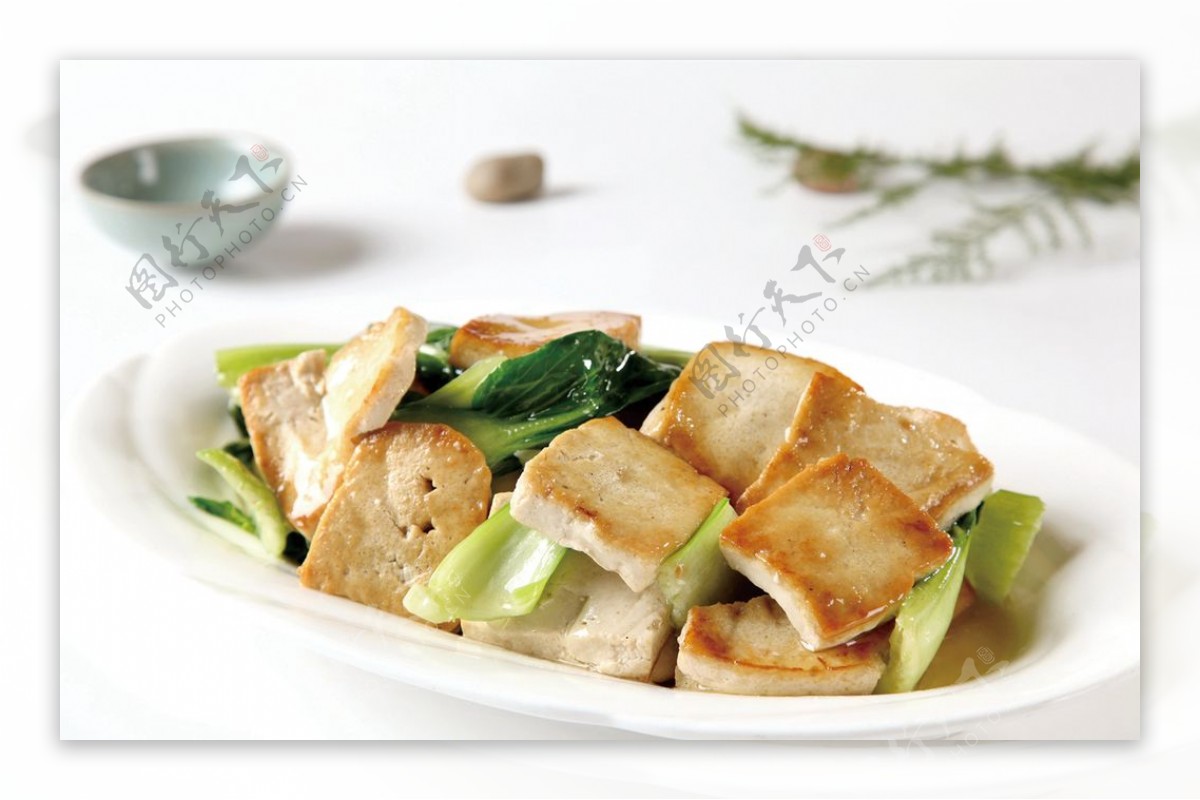 小白菜炕豆腐