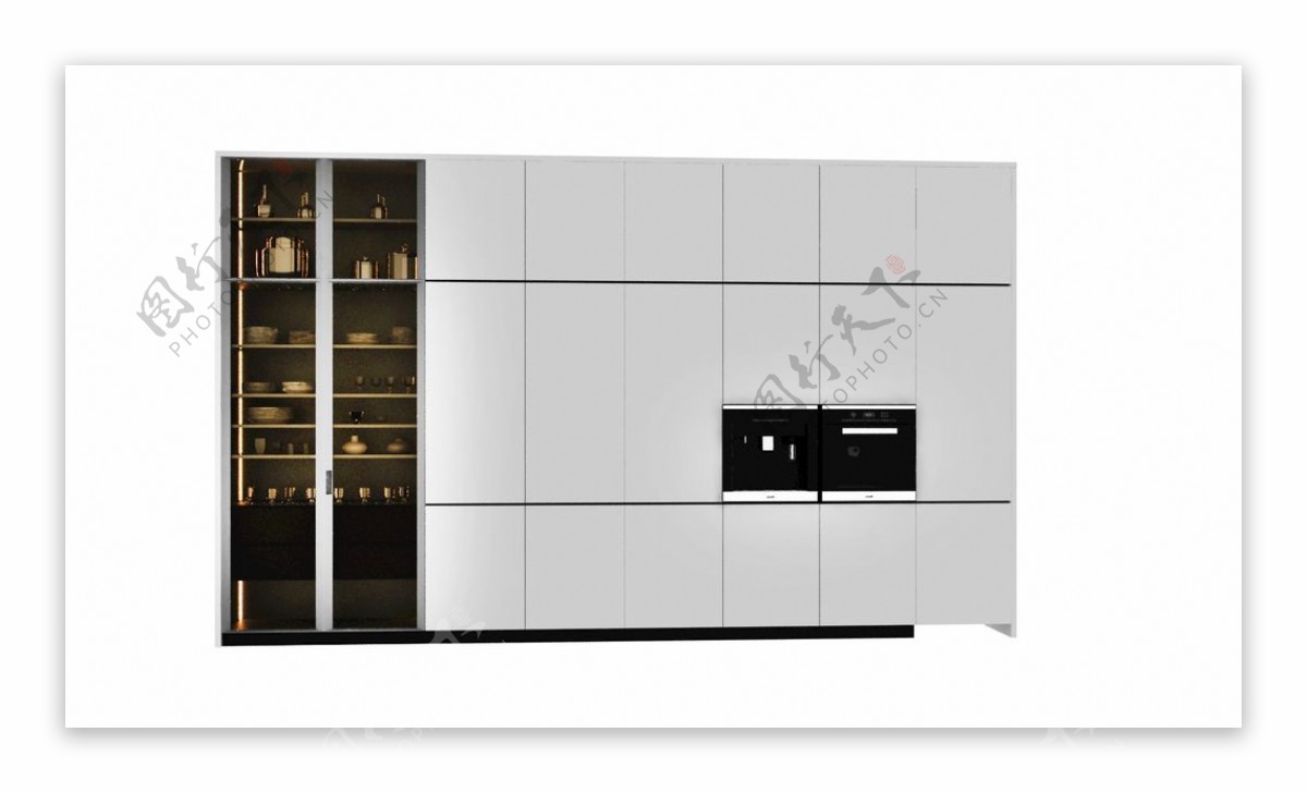 厨房壁柜3d模型