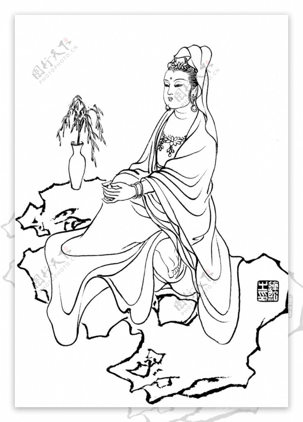 线描画谱图片