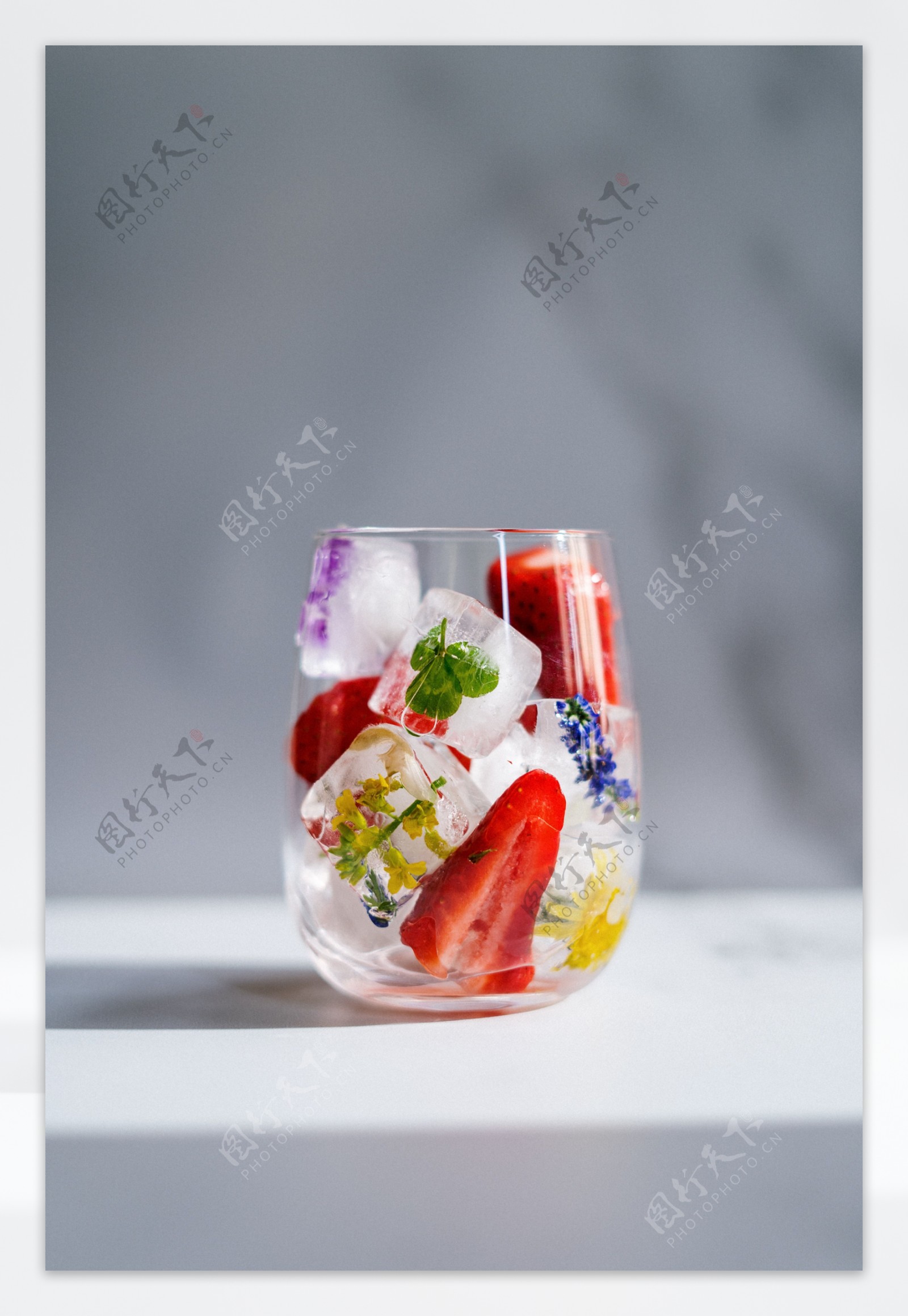 水果冰块图片