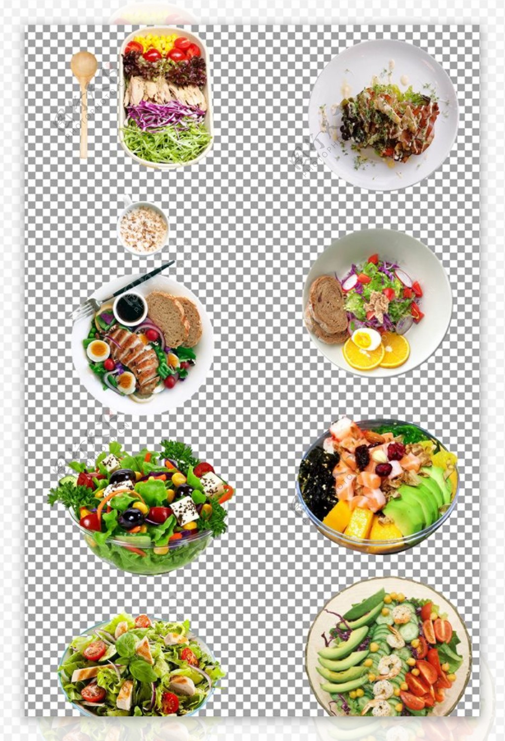 营养果蔬沙拉图片