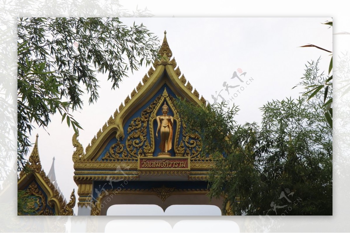 白马寺泰国风格佛殿图片