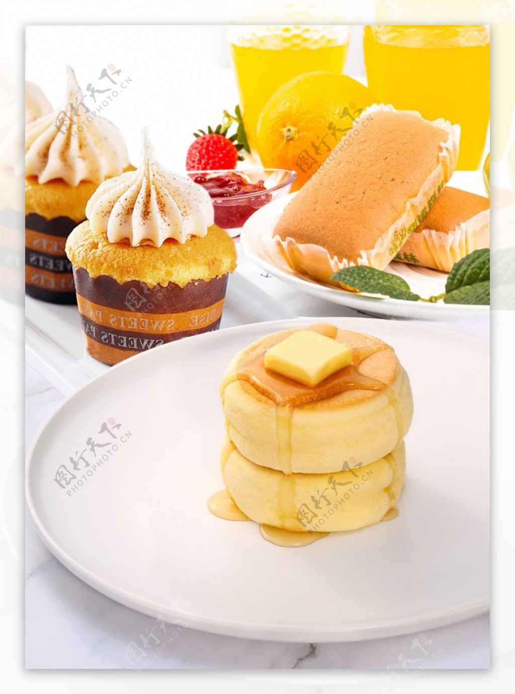 芝士蜂蜜蛋糕图片