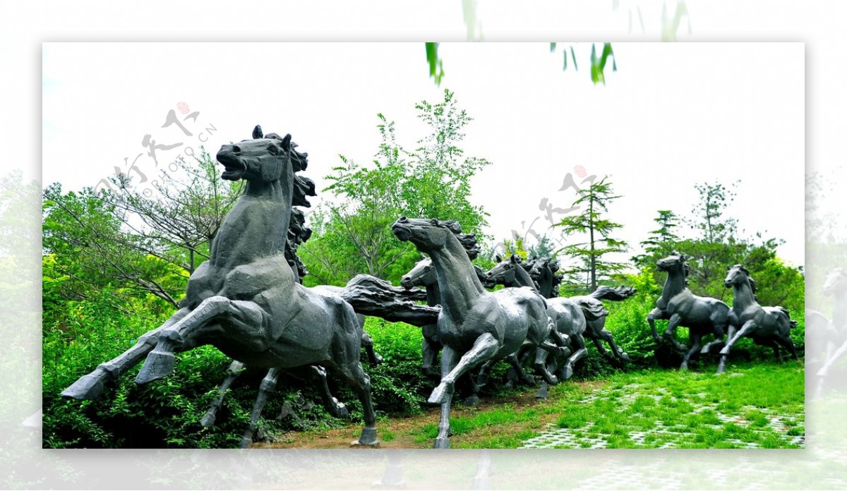 北京国际雕塑马图片