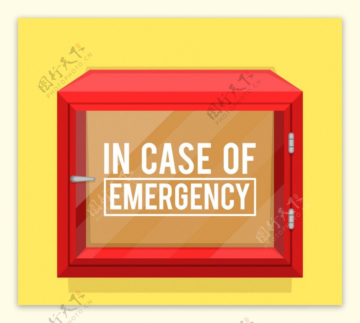 红色消防箱设计图片
