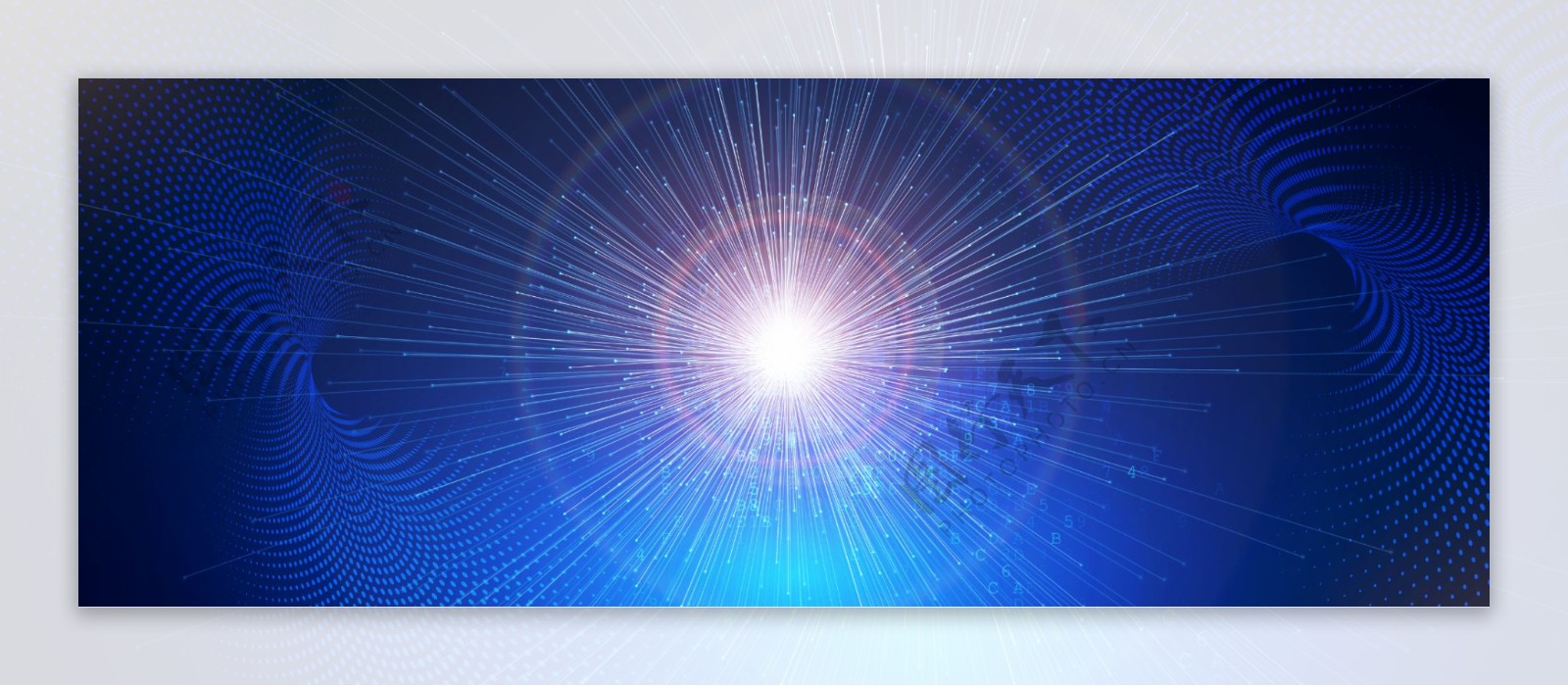 星空光线科技背景海报素材图片