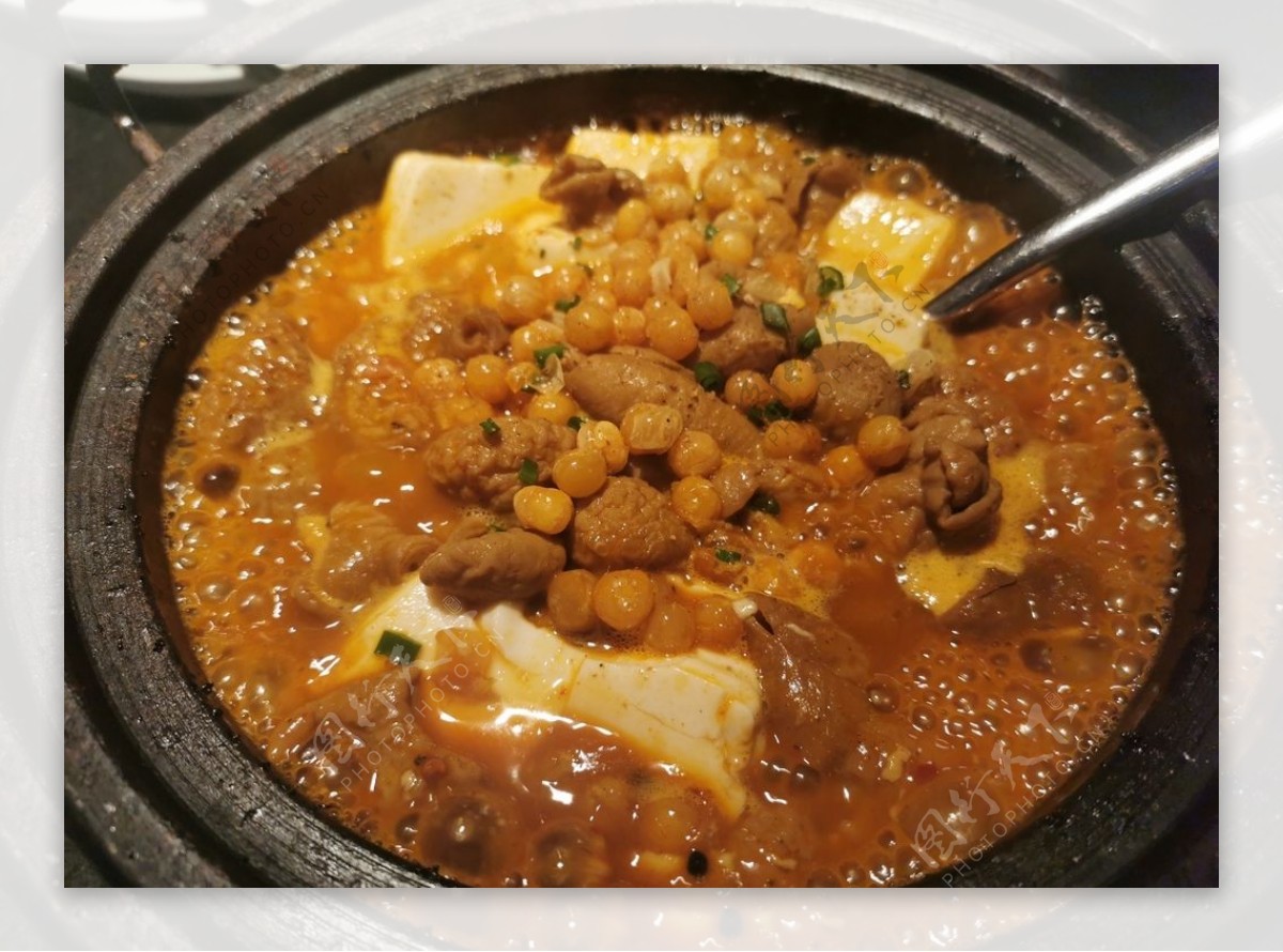石锅豆腐肥肠图片
