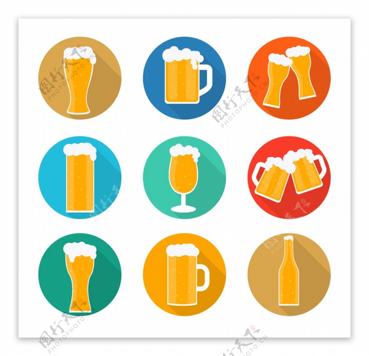 美味啤酒图标图片