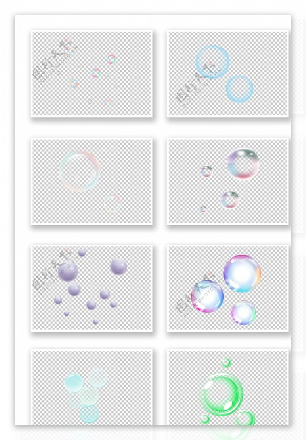 白色透明气泡背景图片-白色透明气泡背景素材图片-千库网