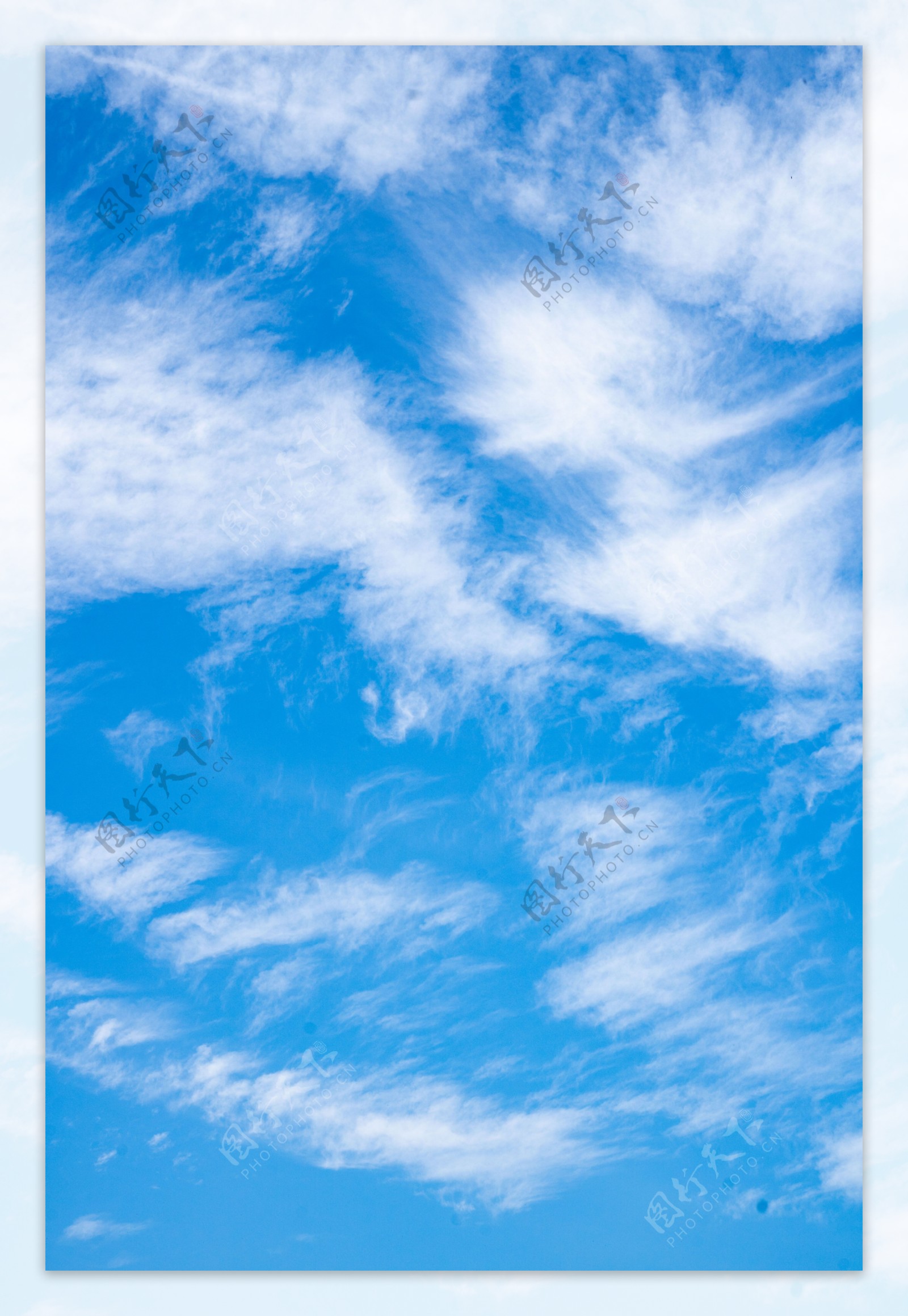 高清蓝天白云素材图片