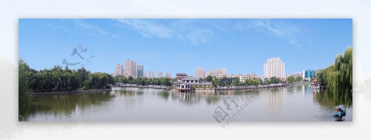 沛县汉城公园全景图片