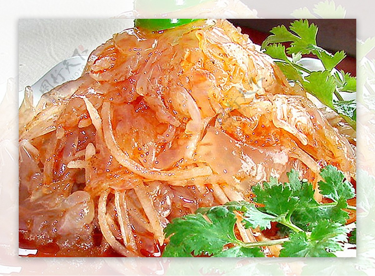 豫菜多味海蜇图片