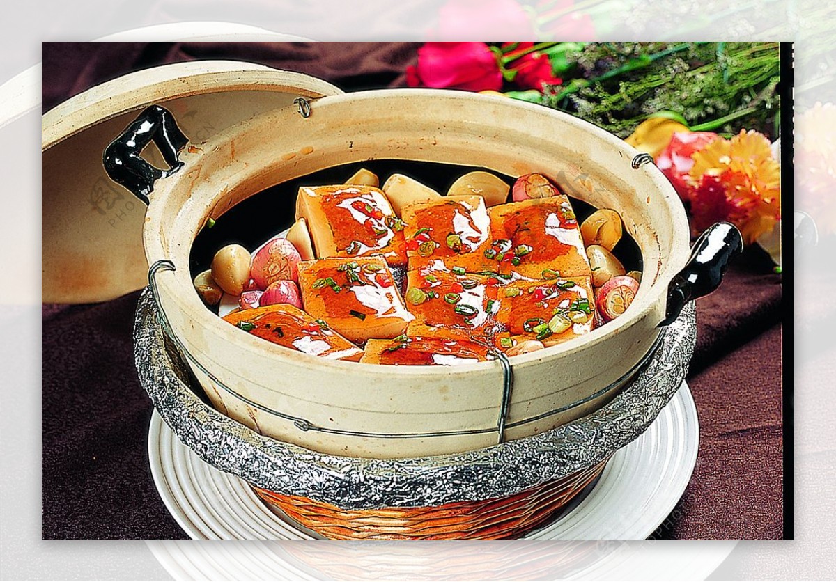 豫菜砂窝酿豆腐图片
