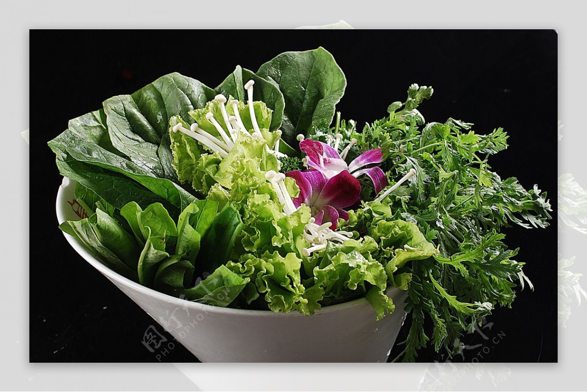 豫菜蔬菜组合图片