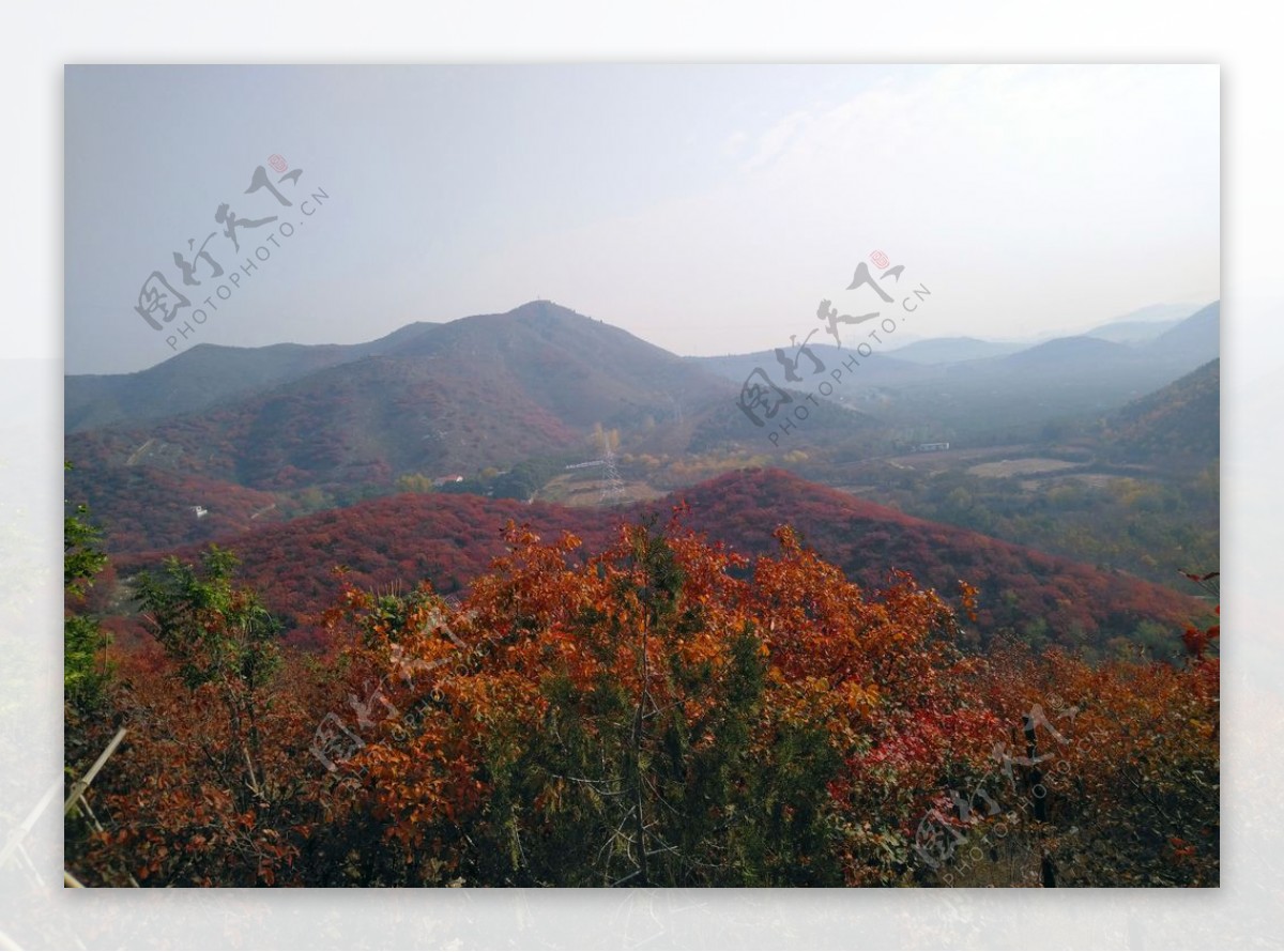北京秋天的山景图片