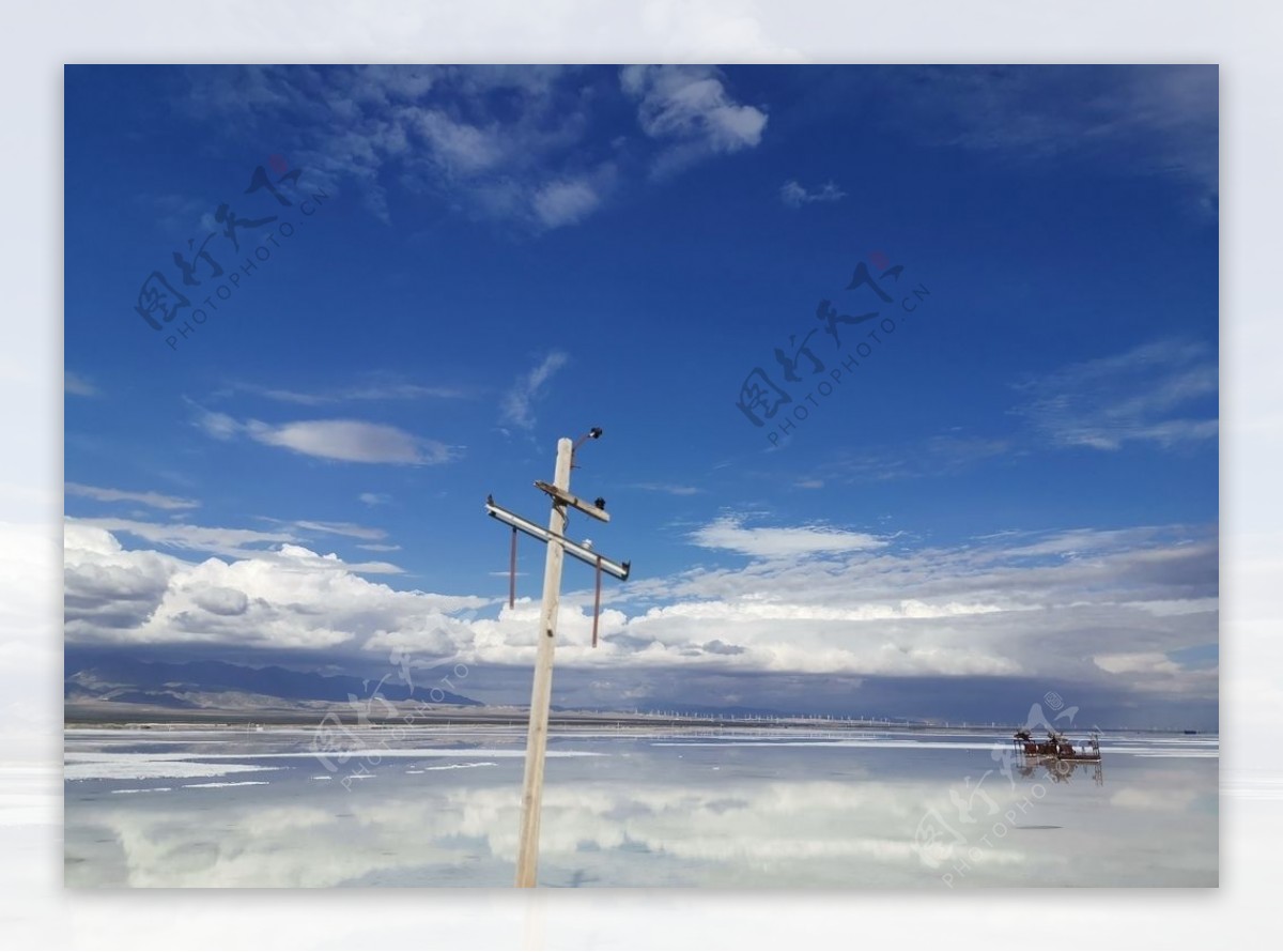 天空之境茶卡盐湖图片