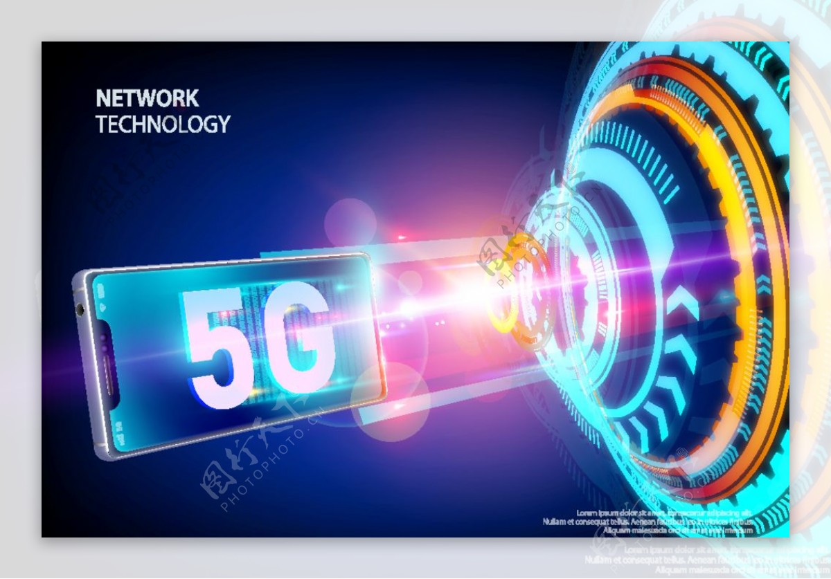 5G科技背景图片