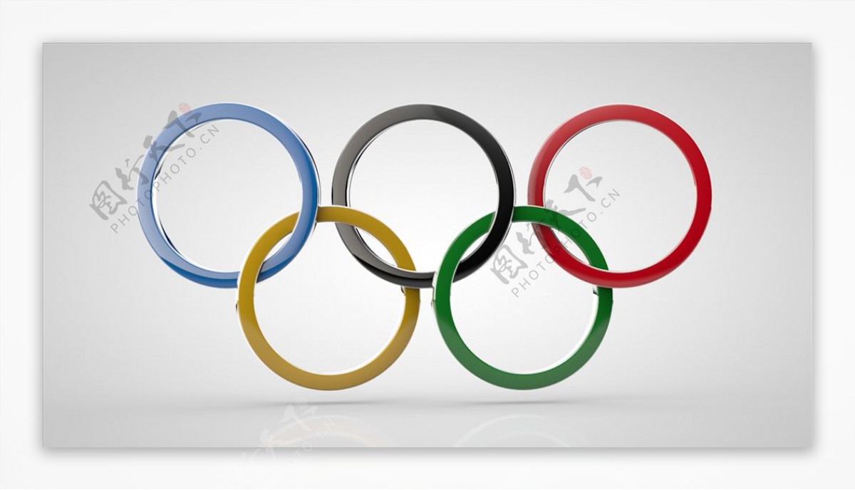 C4D模型奥运五环图片