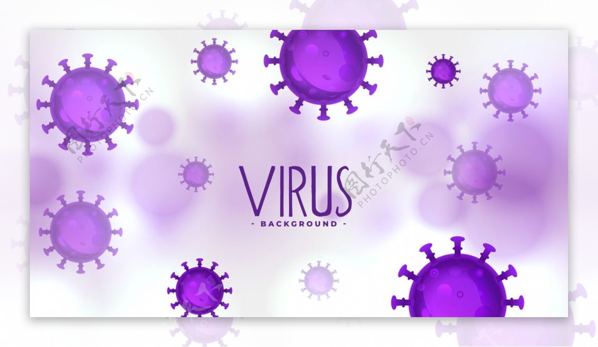 病毒细菌带口罩图片